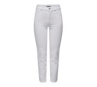 ONLY Onlemily Stretch HW ST AK DNM CRO790NOOS - Pantalones Vaqueros para Mujer, Talla 28/30, Color Blanco, Blanco, 28W x 30L