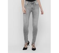 Only Onlblush Mid SK ANK Raw JNS Rea0918 Vaqueros, Grey Denim, 36W / 32L para Mujer