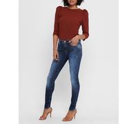 Only Vaquero de mujer pitillo de tiro medio. Azul marino 36 (26) / 32 (32)