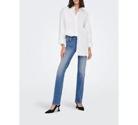 Only Vaquero de mujer recto con cinco bolsillos. Azul 36-38/27 - Largo 32