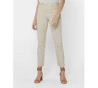 Only Vaquero de mujer recto y cintura alta. Beige 34-36 (25 - Largo: 32) / 32 (32)
