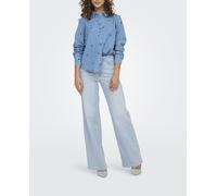 Only Vaquero largo de mujer ancho. Azul claro 40/L