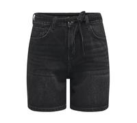 ONLY Denim Shorts ONLGIANNA Mid Waist Regular Fit Denim Shorts Washed Black M Washed Black M