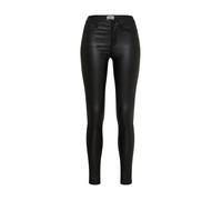 ONLY Onlanne K Mid Waist Coated Jeans Noos, Vaqueros skinny Mujer, Negro (Black Black), W30/L34