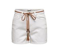 ONLY Shorts Onlkelly HW Pantalones Cortos Dnm Azg017, Blanco Denim, XL para Mujer