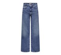 ONLY Wide ONLMADISON Blush HW Ancho DNM CRO372 Noos, Medium Blue Denim, XXL / 32L para Mujer