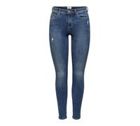 ONLY Skinny fit Jeans ONLWAUW Mid Waist Skinny Fit Jeans Medium Blue Denim XS 30 Medium Blue Denim