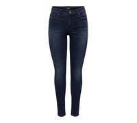Only ONLWAUW Mid SK DNM BJ581 Noos, Jeans De Las Mujeres, Dark Blue Denim, S/30