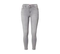 ONLY Pantalones Vaqueros Ajustados ONLPower Life Mid Push Up para Mujer, Gris Denim, L