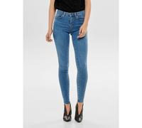 Only Mujer Onlpower Mid Push Up Sk Rea2981k Noos Vaqueros skinny, Light Blue Denim, L / 30L