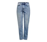 Only Onlveneda Mom Jeans Dnm Rea7452 Noos Vaqueros, Light Blue Denim , XL / 32L Mujer