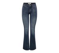 ONLY Vaqueros Acampanados para Mujer ONLBLUSH Cintura Media Acampanada, Azul Denim, L / 32L
