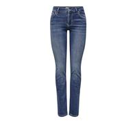 ONLY Vaqueros Ajustados para Mujer ONLAlicia Reg, Medio De Mezclilla Azul, 27W x 30L