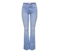 ONLY Vaqueros de Corte Acampanado para Mujer, Special Bright Blue Denim, L / 32L