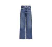 Only Vaqueros ONLMADISON Blush HW CRO372 Noos - Talle alto, pernera ancha - Azul L/L34