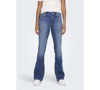 Only Damen Onlblush Mid Flared Dnm Rea1319 Noos Medium Blue Denim L/30L