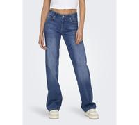ONLY Straight fit Jeans ONLBLUSH Mid Waist Straight Fit Jeans Medium Blue Denim M 34 Medium Blue Denim