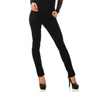 Only - Vaqueros slim fit para mujer, talla W36 / L32 (ES 46), color vaquero negro (black denim)