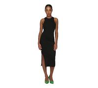 ONLY Vestido Bodycon de Punto Midi sin Mangas para Mujer, Color:Negro, Talla:M