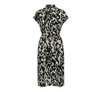 ONLY Vestido camisero 'Hannover' gris claro / negro 38 gris claro / negro