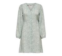ONLY Vestido camisero 'ONLEVIDA' gris / menta / blanco 44 gris / menta / blanco