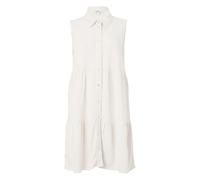 ONLY Onlsiesta S/L Linen Bl Shirt Dress Pnt Vestido Blusa, Moonbeam, Mujer