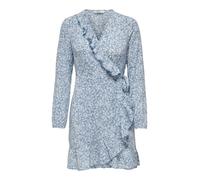 ONLY Vestido 'Carly' azul claro / blanco 42 azul claro / blanco