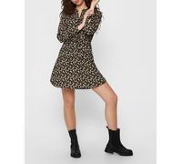 ONLY Onlcory L/S Cuello en V Túnica Wvn Noos Top, Black/AOP: Sarah Ditsy Flower, M para Mujer