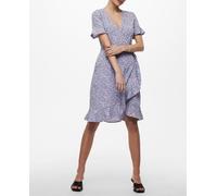 ONLY Vestido 'Olivia' azul claro / lila claro / negro, Talla 40