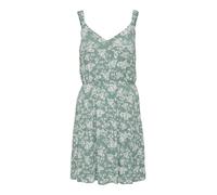 ONLY Vestido de verano 'KARMEN' esmeralda / blanco 40 esmeralda / blanco