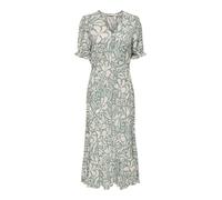 ONLY Vestido de verano 'ONLCHIANTI' crema / esmeralda 34 crema / esmeralda