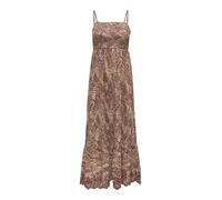 ONLY Vestido de verano 'ONLLou' beige / marrón, Talla 42