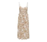 ONLY Vestido de verano 'ONLSIESTA' beige / blanco 38 beige / blanco