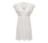 ONLY Onlhelena Lace Capsl Dress Wvn Noos Vestido de Verano, Blanco, XL para Mujer