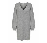 ONLY Vestido jersey reversible. Color Light Grey Jaspeado