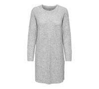 ONLY Onlcarol L/S Dress Knt Noos Vestido, Gris Claro, L Mujeres