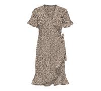 ONLY Vestido 'OLIVIA' beige oscuro / negro 32 beige oscuro / negro