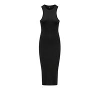 ONLY Vestido Bodycon de Punto Midi sin Mangas para Mujer, Color:Negro, Talla:XS