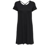 ONLY ONLBERA Back Lace UP S/S Dress JRS Noos Vestido, Black, L para Mujer