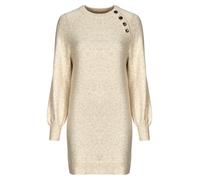 Only Vestido ONLEMMA LIFE LS BUTTON in Beige EU XL