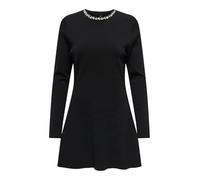 ONLY Vestido Onlmilla LS Bling para Mujer, Color Negro, Talla S, Negro, S