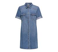 ONLY Vestido Vaquero Femenino ONLLISA Vestido Corto, Medio De Mezclilla Azul, S