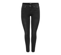 ONLY Wauw Life Mid Mujer Tejanos Negro W28L32