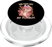 Only Wearing This Since I Can't Wear My Fursuit I Furry PopSockets PopGrip para MagSafe