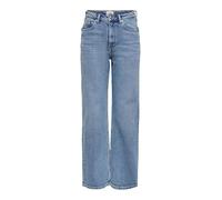 ONLY Wide fit Jeans ONLJUICY High Waist Wide Leg Fit Jeans Medium Blue Denim 32 30 Medium Blue Denim