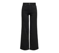 ONLY Wide-fit Jeans ONLMADISON High Waist Wide Leg Fit Jeans Black Denim L 32 Black Denim