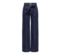 ONLY Wide-fit Jeans ONLMADISON High Waist Wide Leg Fit Jeans Dark Blue Denim S 34 Dark Blue Denim