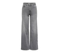 ONLY Wide-fit Jeans ONLMADISON High Waist Wide Leg Fit Jeans Light Grey Denim XS 34 Light Grey Denim