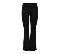 ONLY Wide Leg Trousers ONLFEVER Mid Waist Regular Fit Wide Leg Trousers Black XL 32 Black 1