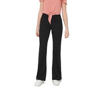 ONLY Wide Leg Trousers ONLFEVER Mid Waist Regular Fit Wide Leg Trousers Black XL 34 Black 1